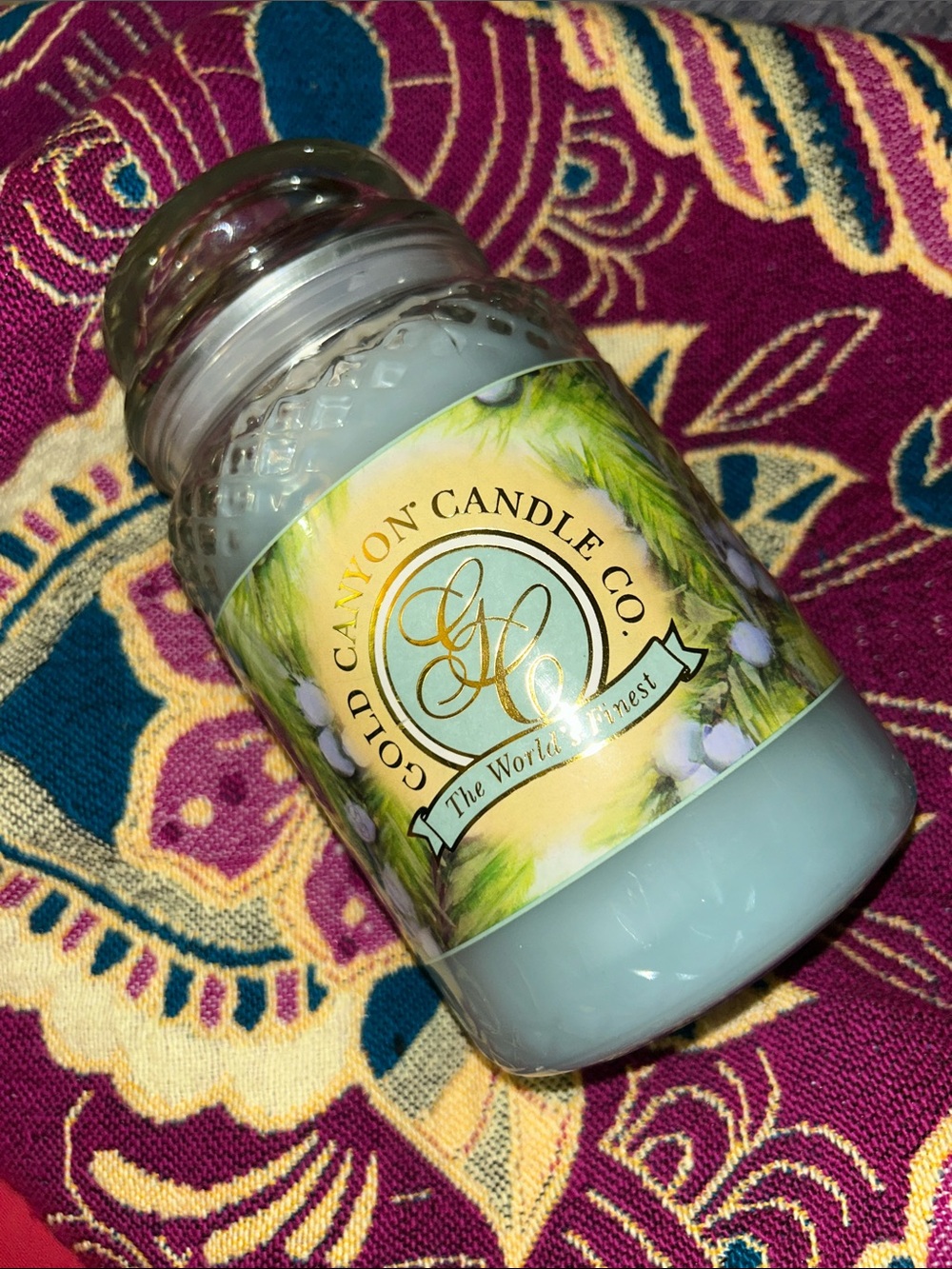 NWT Gold Canyon Breezy Juniper giant candle 26oz